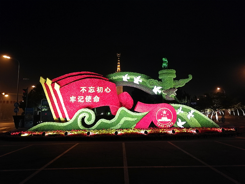 大连旅顺区夜景亮化，轮廓灯亮化，鸟窝灯具，投光灯